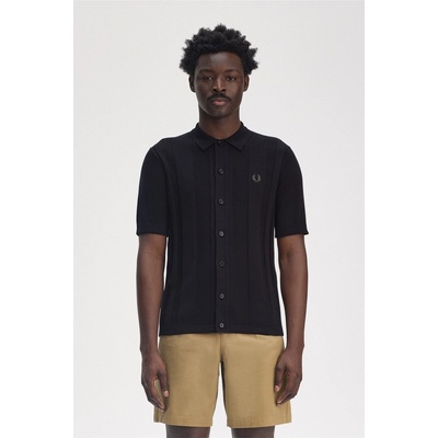 Fred Perry Риза Fred Perry Men's Short-Sleeve Plain Shirt - Black 102