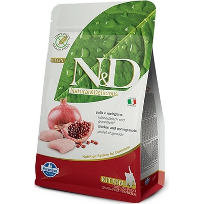 N&amp;D PRIME CAT KITTEN Chicken &amp; Pomegranate 1,5 kg