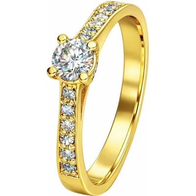 Zlaton Prsten žluté zlato s diamantem 000320807259