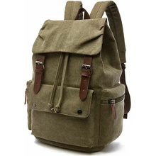 Canvasio plátený canvas retro Adventure 23L zelený
