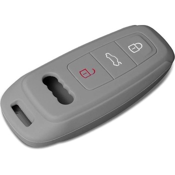Kľúčenka Escape6 ochranné silikónové puzdro na kľúč pre Audi A6A7A8 tmavo sivá