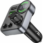 hoco. Блутут FM трансмитер и зарядно за кола за мобилни устройства - Hoco E86 Bluetooth FM Transmitter and Car Charger (E86)