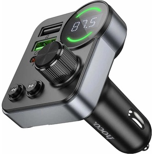 hoco. Блутут FM трансмитер и зарядно за кола за мобилни устройства - Hoco E86 Bluetooth FM Transmitter and Car Charger (E86)