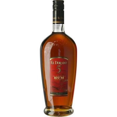 El Dorado 5y 40% 0,7 l (čistá fľaša)