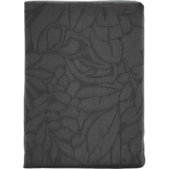 Södahl Покривка за маса Abstract Leaves Damask 140 x 370 см сива (28921)