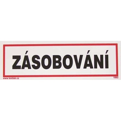 VT ZÁSOBOVÁNÍ 210x70 plast