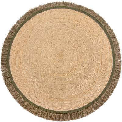 Flair Rugs Кръгъл килим в естествен цвят ø 180 см Kahana - Flair Rugs (503119374183)