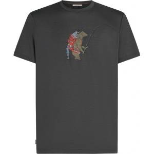 Icebreaker Men Merino 150 Tech Lite SS Tee Bear Catch Размер: L / Цвят: тъмно сив