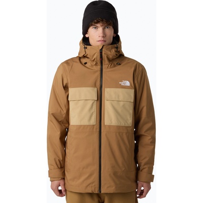The North Face Мъжко яке за сноуборд The North Face Fourbarrel Triclimate utility brown/khaki
