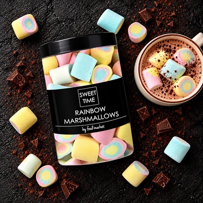 FOOD-MARKET Rainbow marshmallows 180 g