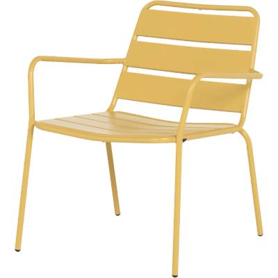 Carmen Метален градински стол saki - жълт (3535119)