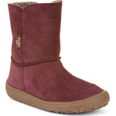 Froddo barefoot tex suede Bordeaux dětské AW23