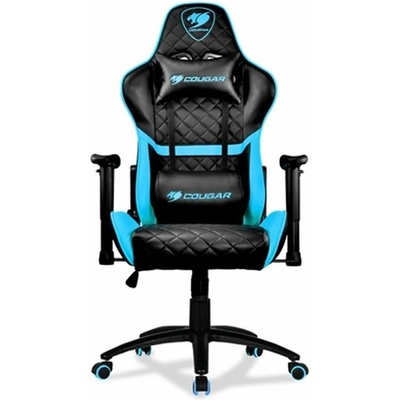 COUGAR Геймърси стол Cougar ARMOR ONE Син/Черен Полулегнала облегалка Регулируема височината