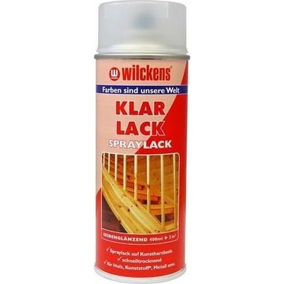 Wilckens klarlack seidenglanz lackspray 400 ml bezfarebný pololesklý lak