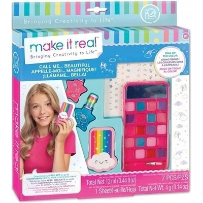MAKE IT REAL Sada očních stínů a laků na nehty Call me b