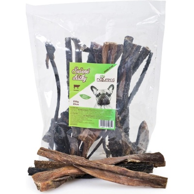 Natureca Hovězí dršťky sušené 25 cm 250 g