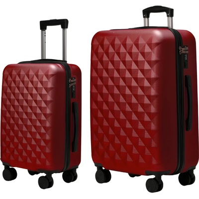 ROWEX Crystal 2v1 Čierno šedá 57x37x21 cm, 66x42x24 cm, 77x50x28 cm