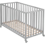 Roba Сиво сгъваемо легло на колела 60x120 cm Fold up - Roba (287100TP)