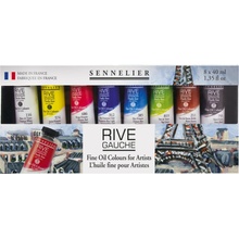 Senndelier Rive Gauche súprava olejových farieb 8 ks 40 ml