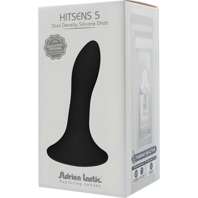 Adrien Lastic Hitsens 5 Termo reaktivní anální dildo černé