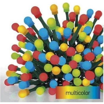 LED vianočná cherry reťaz guličky 20 m vonkajšia aj vnútorná multicolor časovač 8592920096130