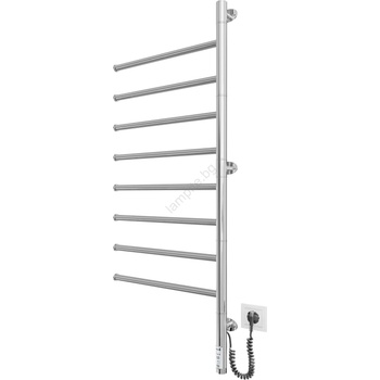 Mario Radiators Електрически въртящ се сушилник за кърпи VEER 95W/230V 102, 5x44, 5 cm неръждаема стомана/лъскав хром (MR0067)