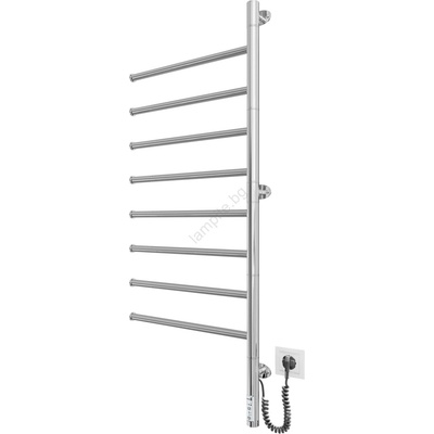 Mario Radiators Електрически въртящ се сушилник за кърпи VEER 95W/230V 102, 5x44, 5 cm неръждаема стомана/лъскав хром (MR0067)