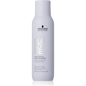 Schwarzkopf Blondme Bond Repair Purple Shampoo лилав шампоан за руса коса 300ml