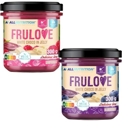 ALLNUTRITION FRULOVE White Choco In Jelly 300 g Čučoriedka