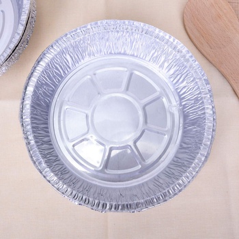 10 бр. х 18 см. кръгли алуминиеви форми за печене