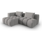 Cosmopolitan Design Сив ъглов диван (ляв ъгъл/с лежанка) Verona - Cosmopolitan Design (COS_LCO_S_193_F1_VERONA8)