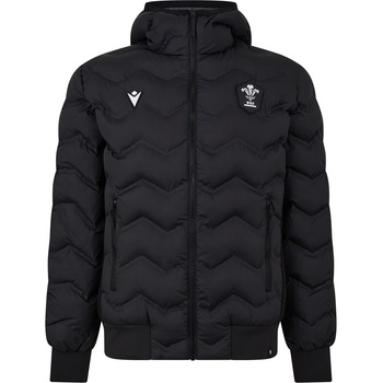Macron Суичър Macron Men's Wales Rugby Anthem Zip Hoodie - Black