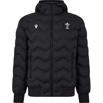 Macron Суичър Macron Men's Wales Rugby Anthem Zip Hoodie - Black