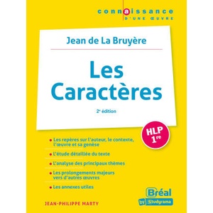 Les Caractères - Jean de La Bruyère | Marty (ISBN: 9782749552873)