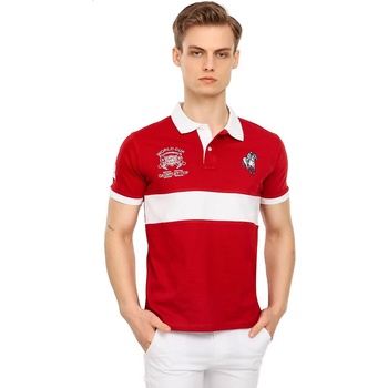 Grand Polo Club Gpc polo Мъжка тениска - Червена/Бяла 21156881 (263585_Бордо)