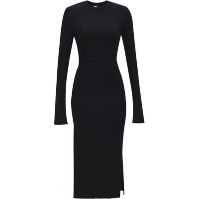 DKNY 115CM KNIT DRESS BLACK