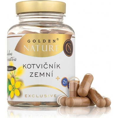 GN Exclusive Kotvičník zemní 90%+Zinek+Selen 100 kapslí