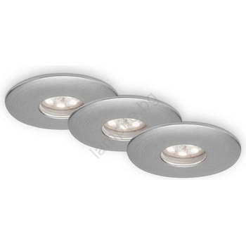 Briloner 7240-039 -К-кт 3x LED Лампа за вграждане в баня LED/1, 8W/230V IP44 (BL1563)