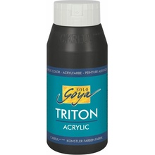 Triton akrylová barva 09 čierna 750ml