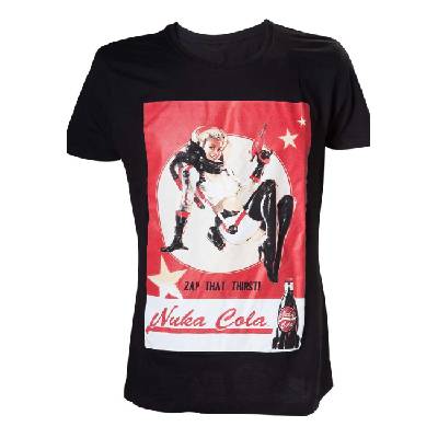 Fallout 4 - Fallout 4 Men's Short Sleeved T-shirt Velikost: S, Barva: Black