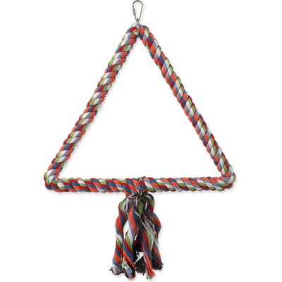 BIRD JEWEL Houpačka barevná s provazy 40 cm – Zboží Dáma
