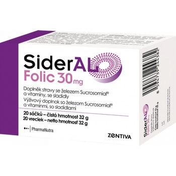 Sideral Folic 30 mg 20 sáčků