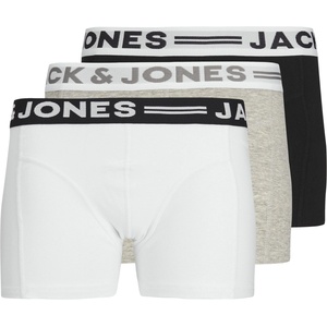 Jack and Jones Боксерки Jack and Jones Kids' Sense Trunks - Lt Grey Melange