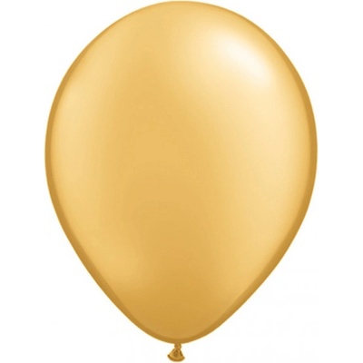 GoDan Balónek nafukovací 28cm metallic gold