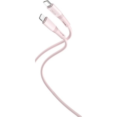 XO NB-Q226A USB-C - Lightning, 27W, 1m, růžový