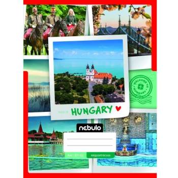 Nebulo Тетрадка на квадратчета с мотиви на държави и градове - А4, различни видове (nr-ovm-a4)