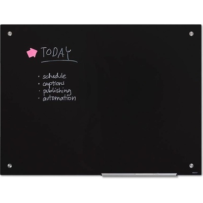 Jansen Display Scritto® Popisovatelná skleněná tabule 120 x 60 cm černá