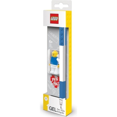 LEGO Gélové pero s minifigúrkou - modré