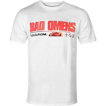 ROCK OFF мъжка тениска Bad Omens - Flower - WHT - ROCK OFF - BOTS09MW