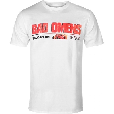 ROCK OFF мъжка тениска Bad Omens - Flower - WHT - ROCK OFF - BOTS09MW